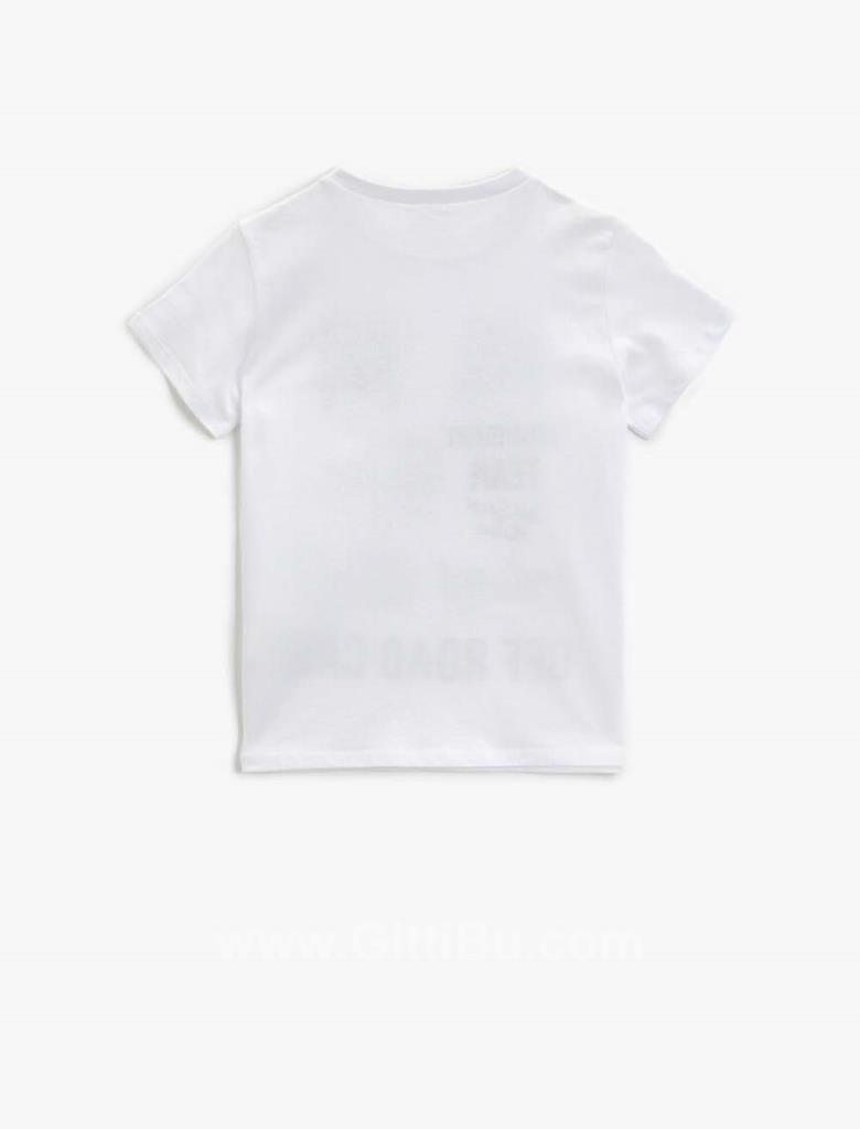 Koton Erkek Çocuk Beyaz T-Shirt 1Ykb16200ok