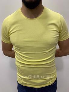 Hipatu T229 Erkek Sıfır Yaka Kısa Kollu T-Shirt
