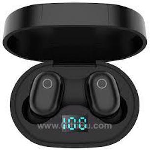 F2 Dokunmatik Kulaklık Tws Bluetooth 5.0 Kulaklık Gerçek Kablosuz Kulakiçi Dijital Ekran Bluetooth