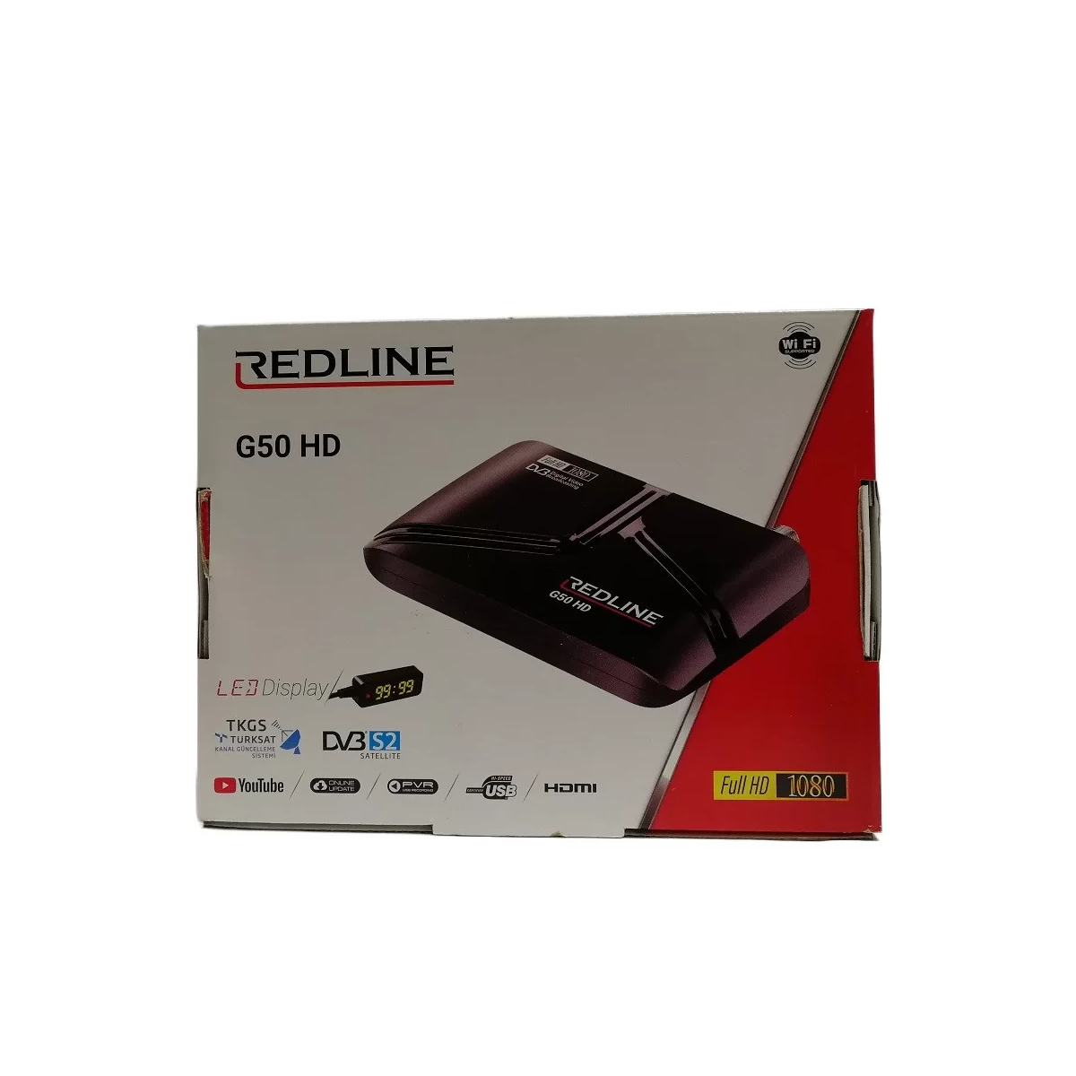 Sıfır, Redline G50 Mini Full Hd Çanaksız Uydu Alıcı,Youtube,Diğer Tv
