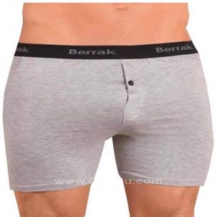 Berrak İç Giyim Erkek Düğmeli Likralı Uzun Paçalı Boxer 5Li Paket