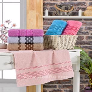 Rebeka 6 Lı Ottoman Bordür El Yüz Havlu Seti 50X90 Cm