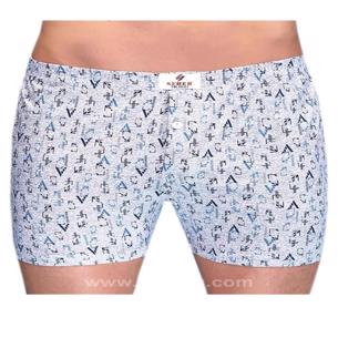 Seher Yıldızı Erkek Desenli Pamuklu Boxer Don 6 Lı Paket