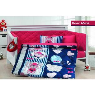 Newhome Bebek / Çocuk Dijital Ranforce Nevresim Takımı-Bear