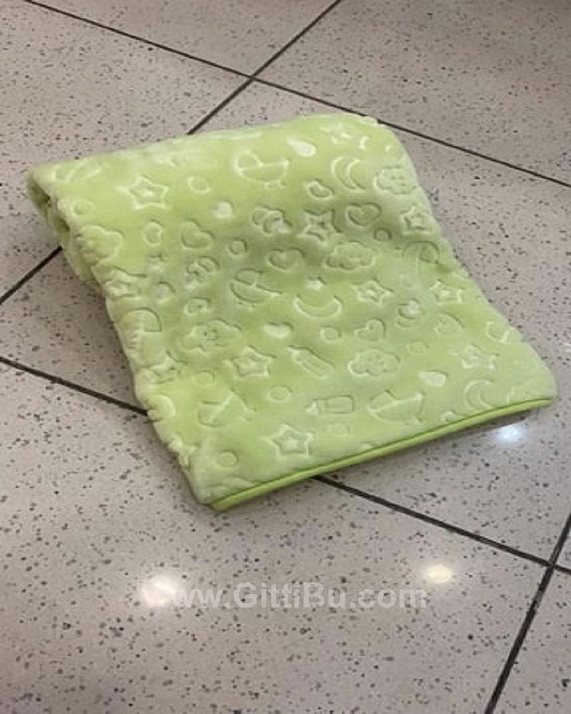 Özdilek Yeşil Embos Bebek Battaniye 100X120