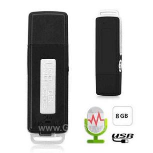 Ses Kayıt Özellikli Usb Bellek 8 Gb