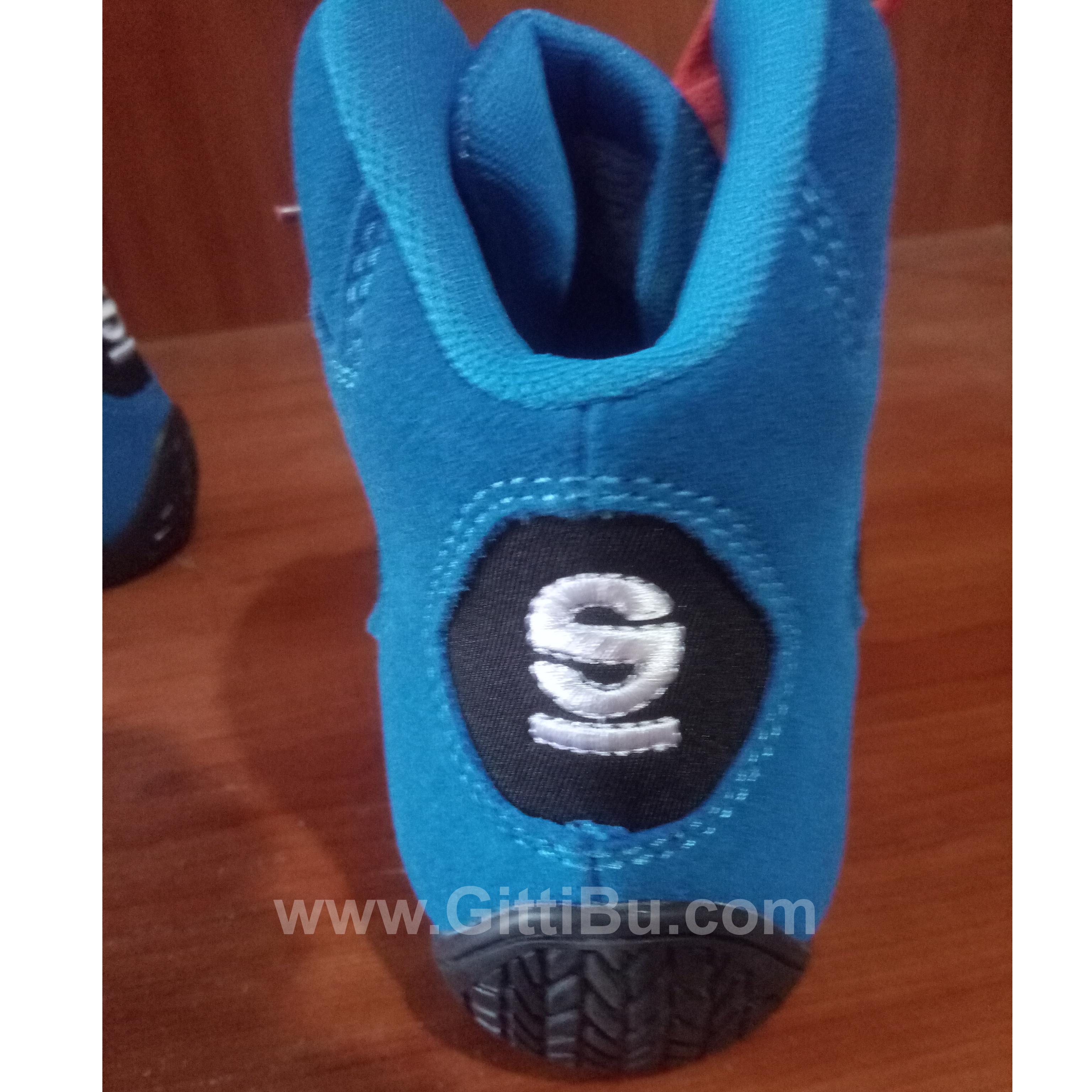 Sparco Yas-Mıd Racing Shoes Mavi Turuncu(Süet Yarış Ayakkabısı) - 41 Numara